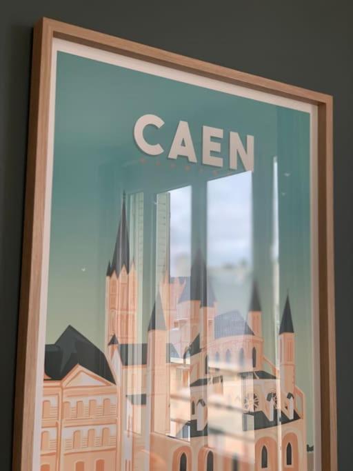 Appart 90M2 Lumineux, Centre, Vue Eglise Penchee Caen Ngoại thất bức ảnh