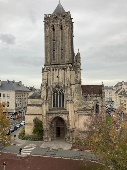 Appart 90M2 Lumineux, Centre, Vue Eglise Penchee Caen Ngoại thất bức ảnh